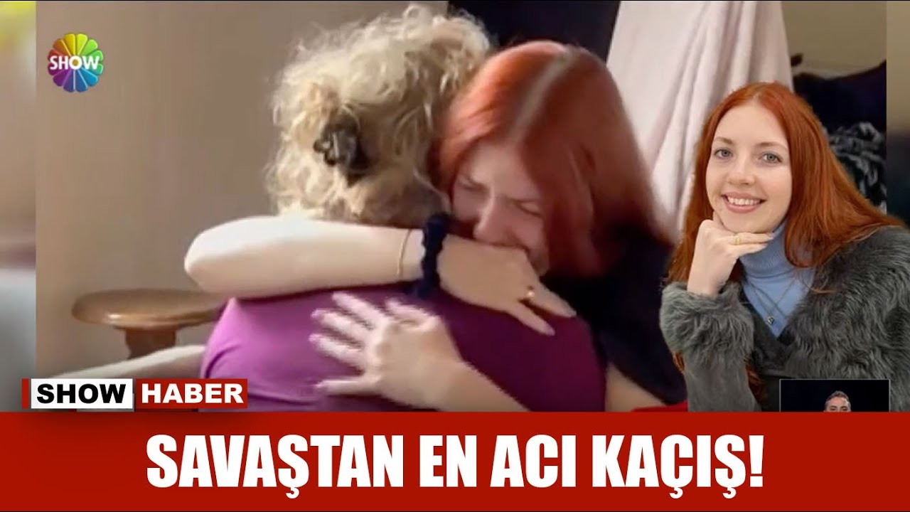 Savaştan en acı kaçış!
