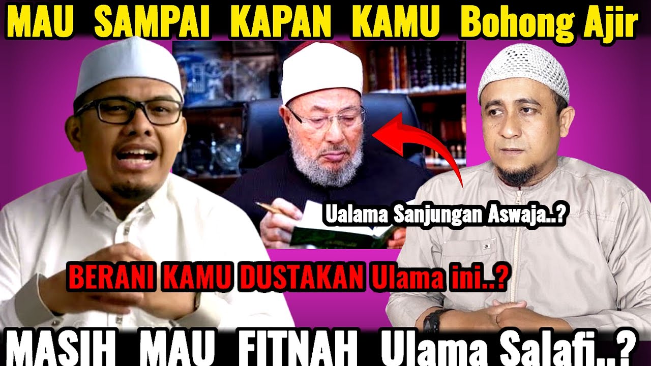 Sampai Kapan Kamu Berbohong Ajir...? Berani Kamu Menentang Ulama Satu ini...? Sudahlah Akui Saja