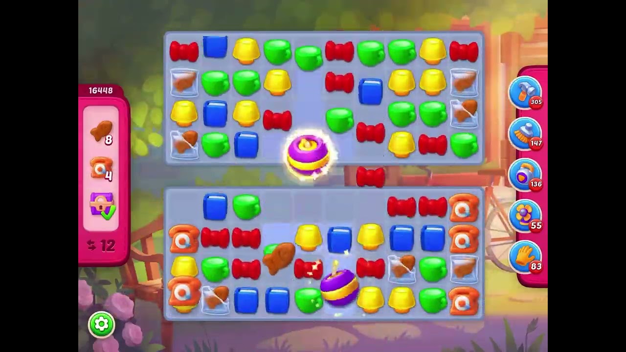 Homescapes level 16448 super hard 