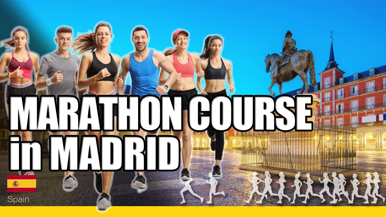 Marathon course at Madrid Marathon