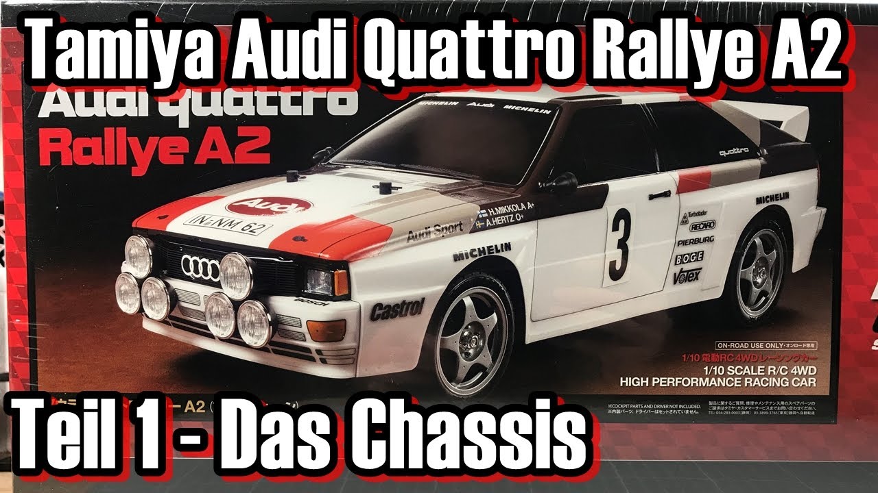 Tamiya Audi Quattro Rallye A2 | TT-02 Chassis | Teil 1 - Das Chassis