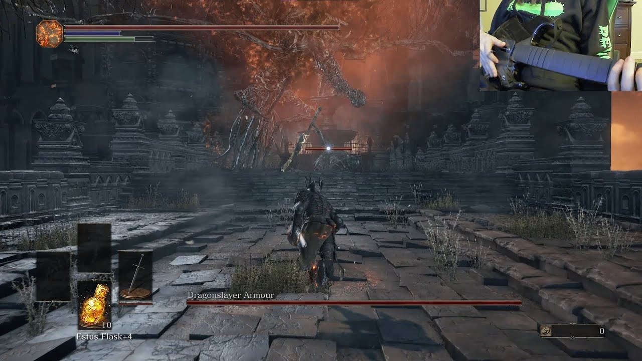 Dark Souls 3 on a guitar hero controller ep 4