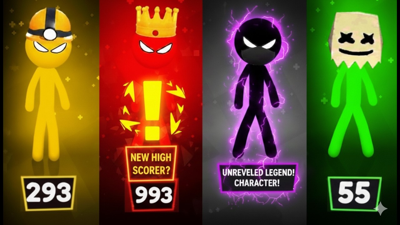 Stickman BEST MINIGAMES Tournament - Stickman Party 1 2 3 4 Player 2026