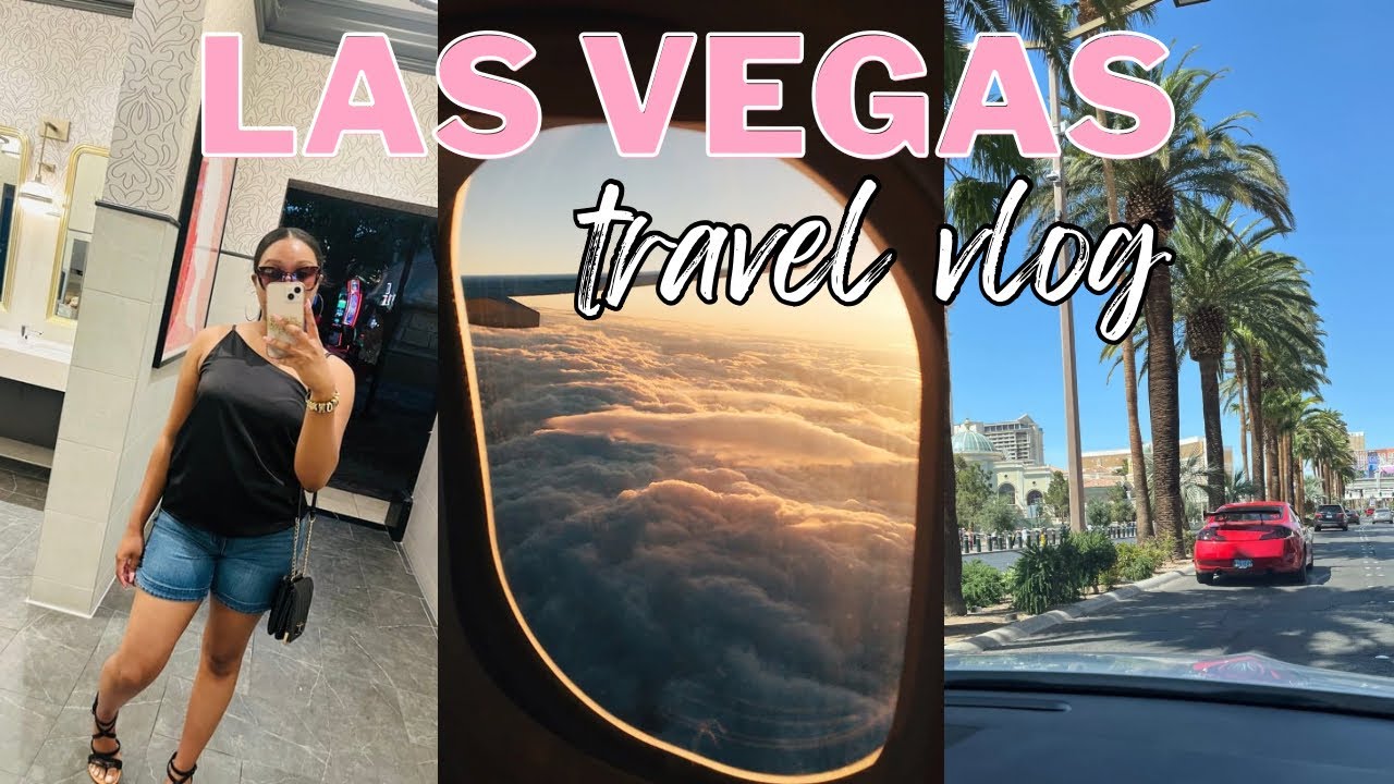 TRAVEL VLOG 2025 | Travel on a Budget | LAS VEGAS TRIP | (airport vlog, 1am flight, Las Vegas strip)