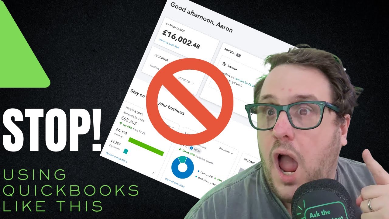 Ошибки при работе с QuickBooks для индивидуальных предпринимателей, которые обходятся моим клиент...
