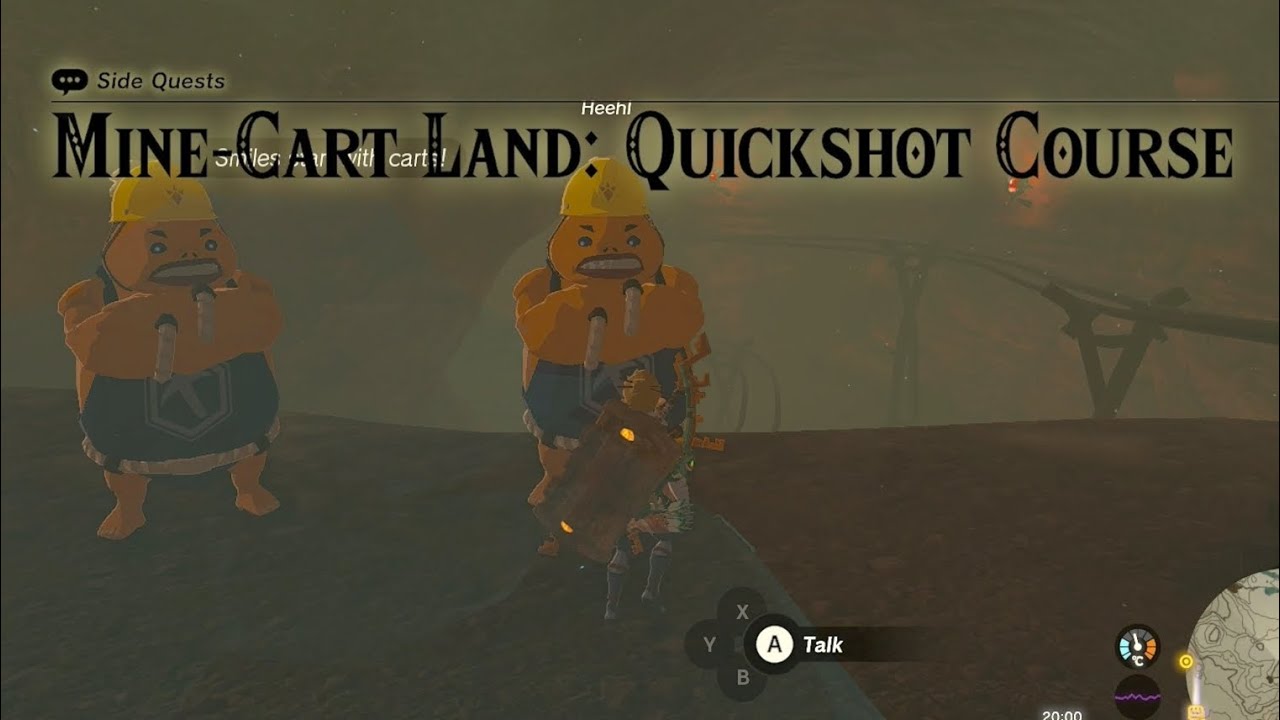 #Clips - Legend of Zelda: Tears of the Kingdom - Mine-Cart Land: Quickshot Course