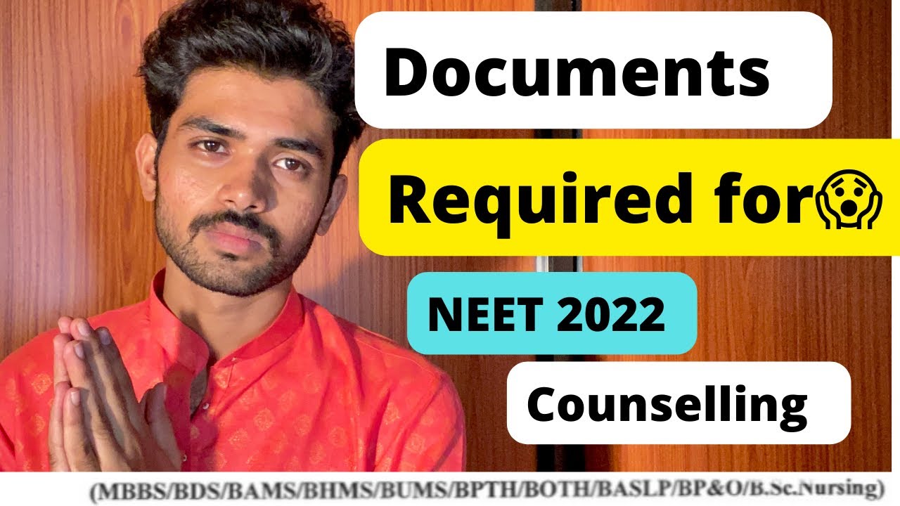 NEET 2022 Counselling Process | Documents Required Step Wise Process NEET 2022| #neet