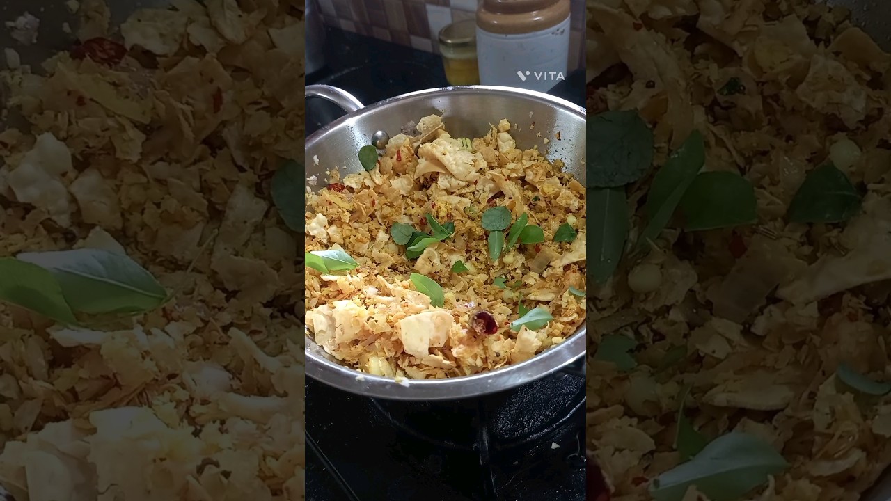 2 min easy pappada thoran#keralastyle #food #youtubeshorts