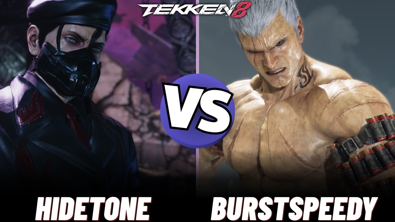 Tekken 8 - BurstSpeedy (Bryan) VS HideTone (Dragunov) Ranked Match