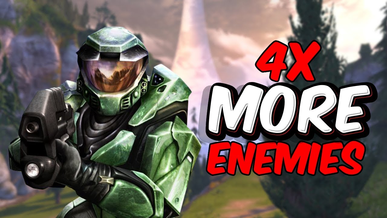 Halo CE but with 4x more enemies