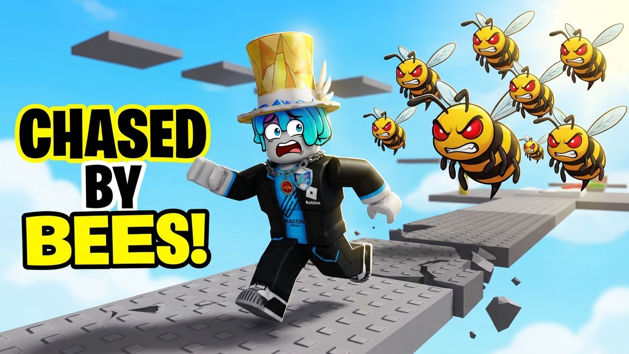 i found a obby guys, i checked it out but i started getting chased by random stuff! let's play it!