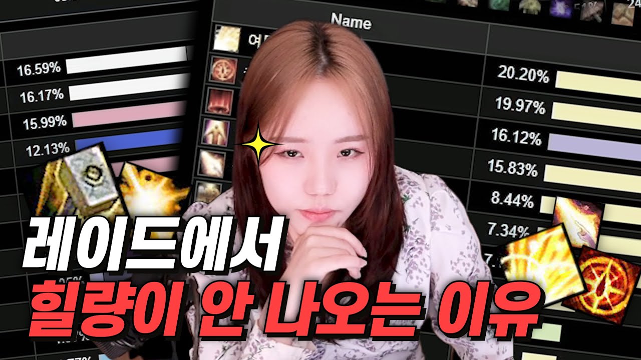 와우 레이드에서 힐량이 안 나오는 이유