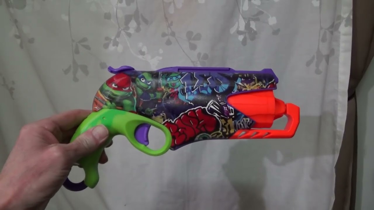Лучший бластер, который у меня есть — бластер NERF "Черепашки-ниндзя".