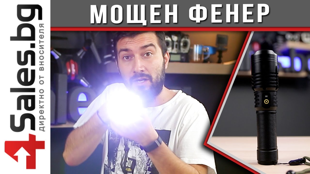 Фенер с USB зареждане с телескопично увеличение - FL67 #06237