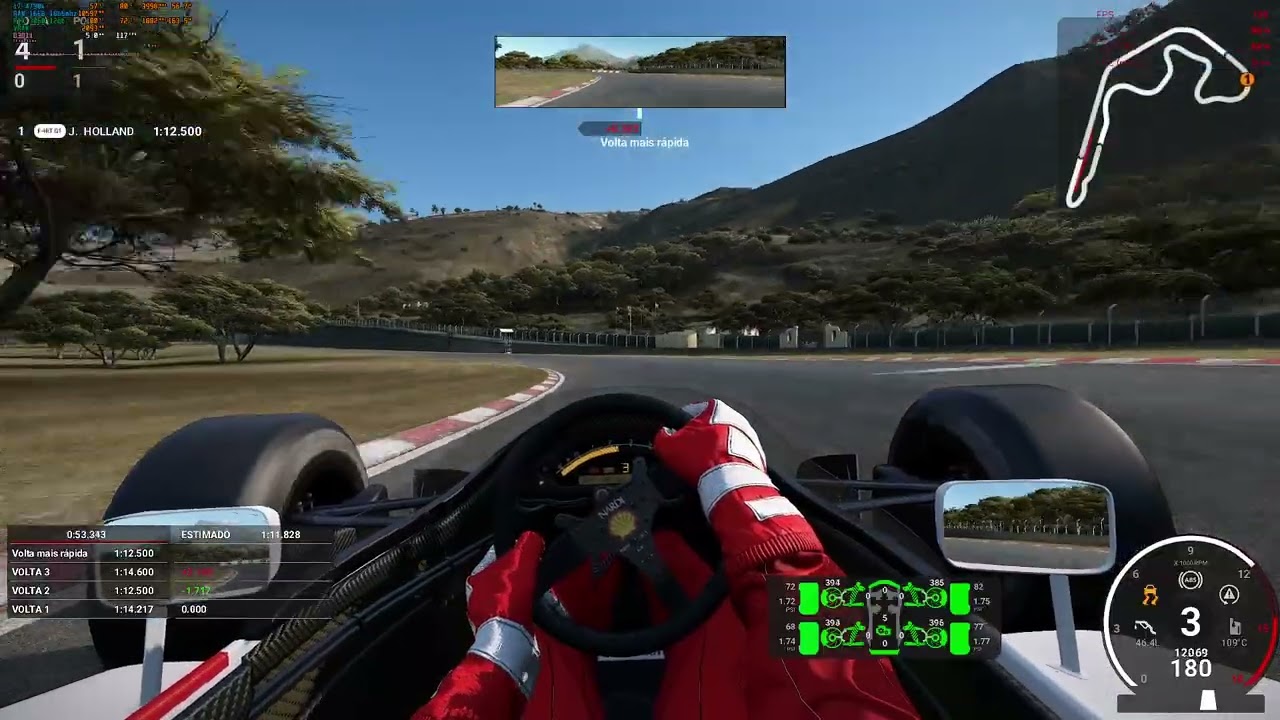 Testando os F1 Clássicos do AUTOMOBILISTA 2 .