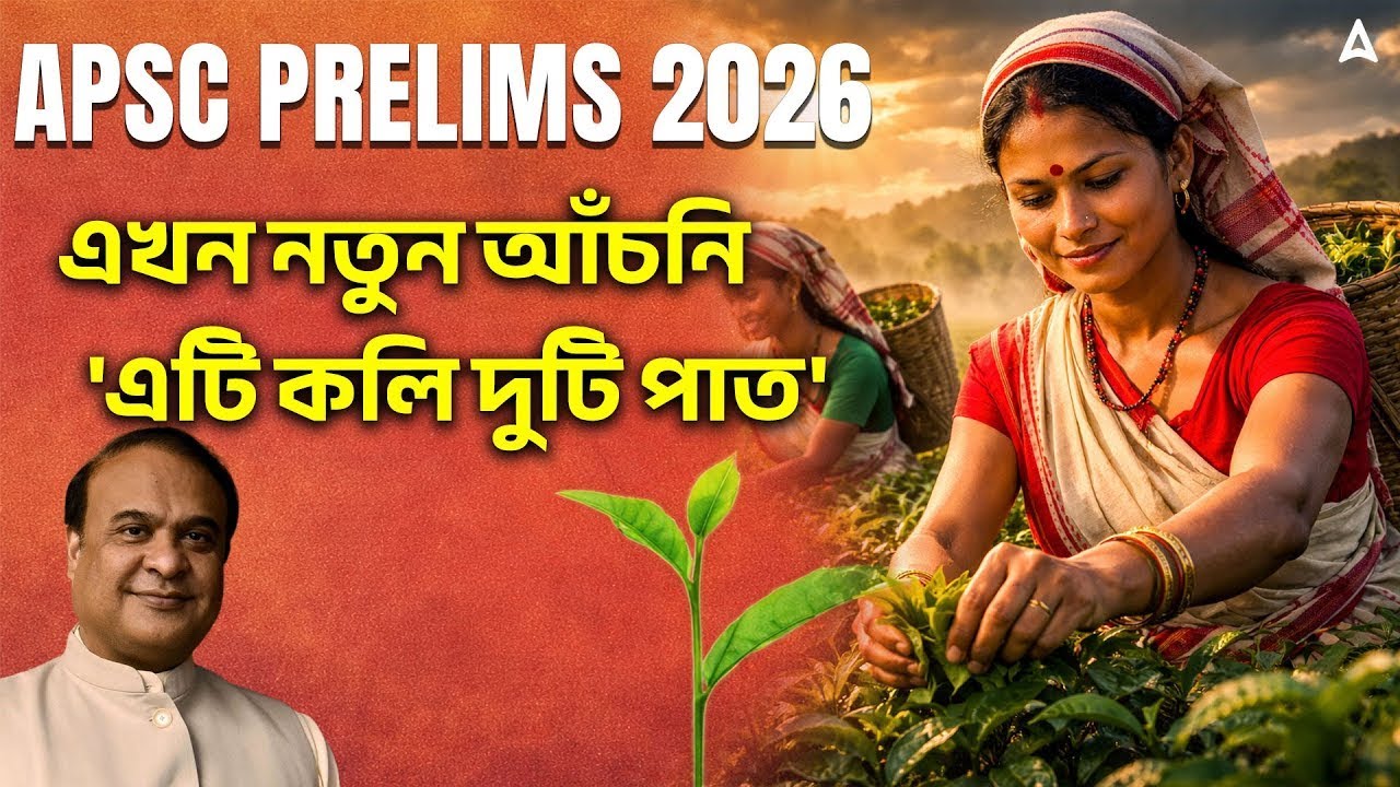 APSC Prelims 2026 | Assam Scheme | এখন নতুন আঁচনি  'এটি কলি দুটি পাত' | Assam GS | By Niharika Ma'am