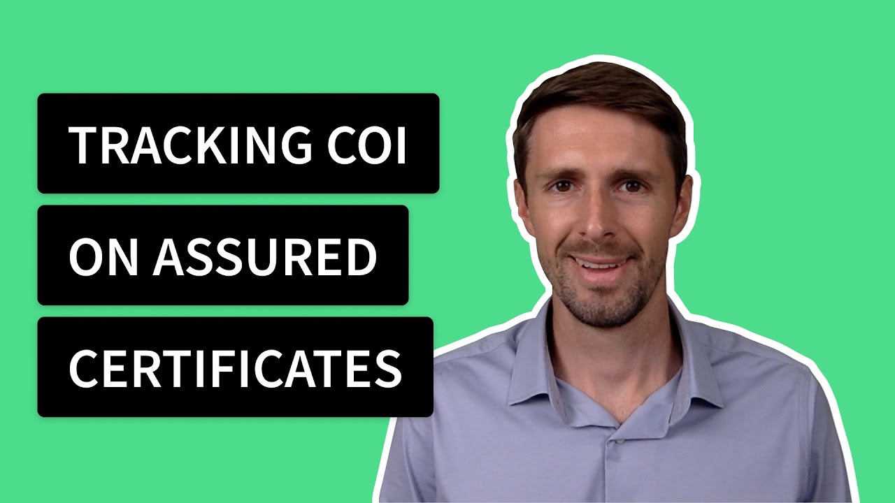 Tracking COI on Assured Certificates