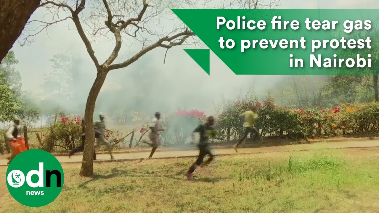 Police fire tear gas to prevent protest in Nairobi