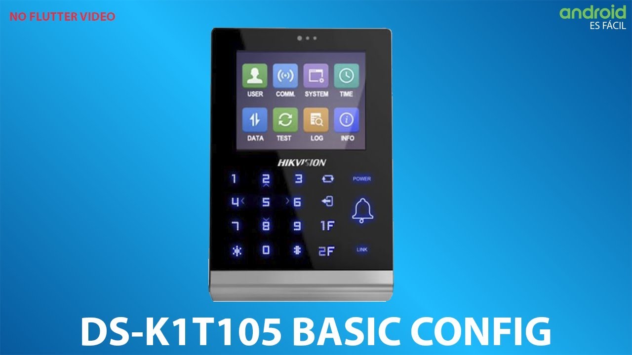 Access Control  DS-K1T105 Config Basic