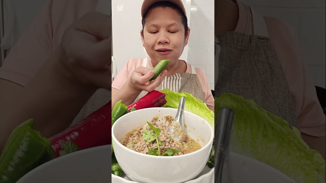 มาจ้า #ลาบหมู คู่ผักสดๆ