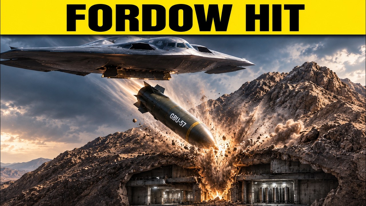 U.S. Bunker Buster Bombs Just OBLITERATED Iran