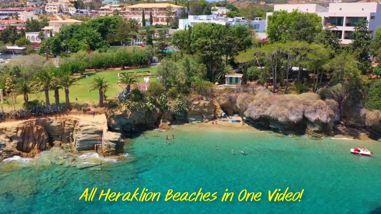Heraklion Beach Hopping A 4K Drone Guide to Nearby Coastal gems