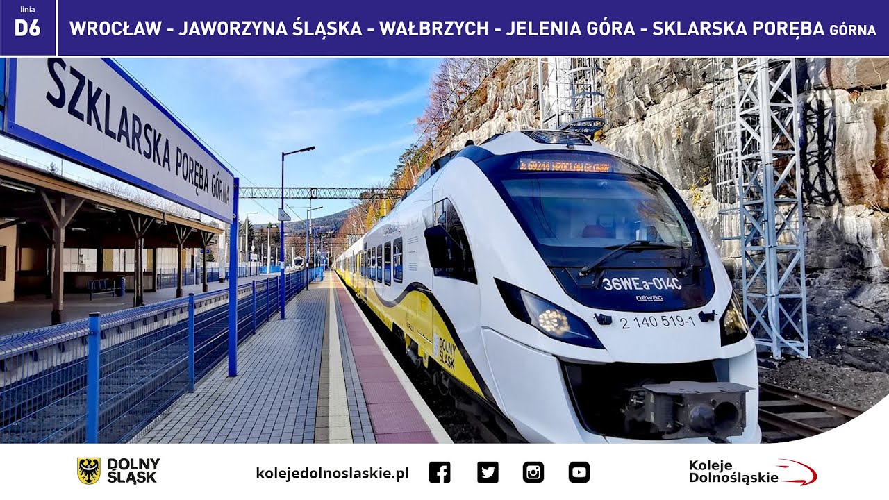 Koleje Dolnośląskie - linia D6 Wrocław -  Szklarska Poręba 4K