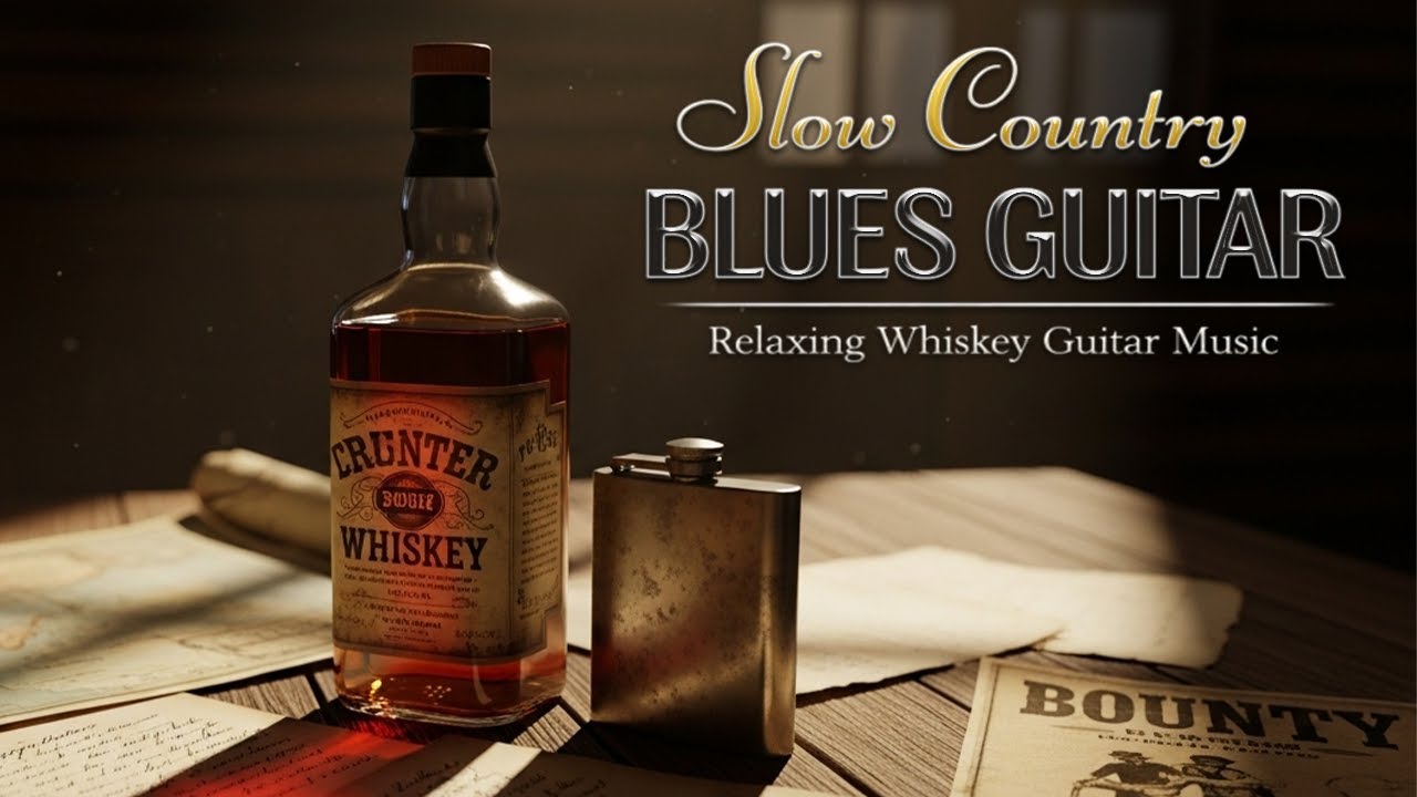 Whiskey Blues Reflections | Elegant Blues & Smooth Guitar for Spring Evenings