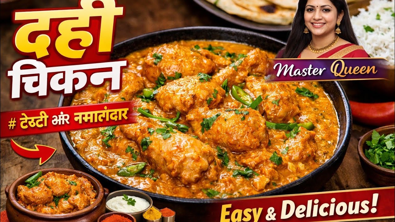 टेस्टी दही चिकन।।#food #cooking #youtube #होली 