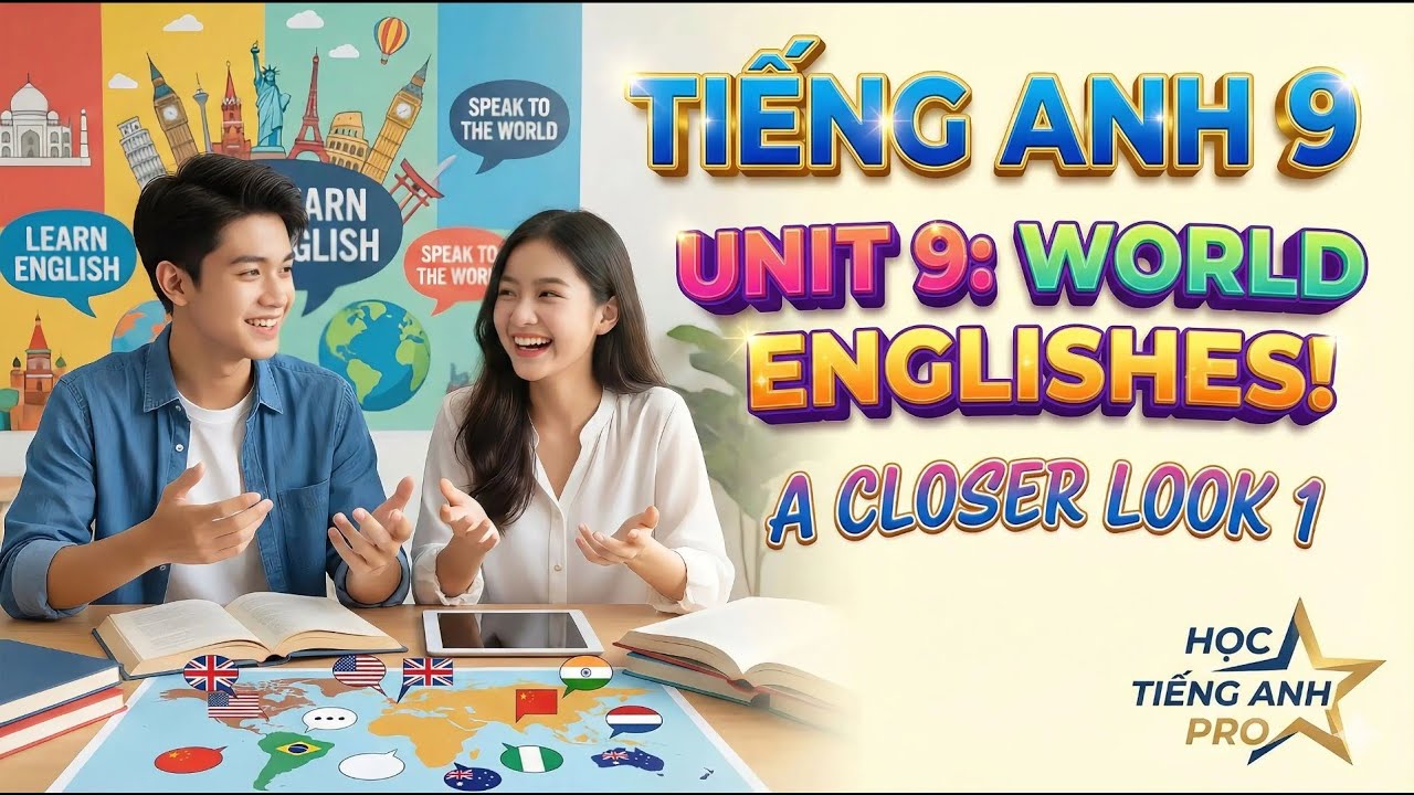 Tiếng Anh 9 Global Success | Unit 9: World Englishes | A Closer Look 1 | Vocabulary + Pronunciation