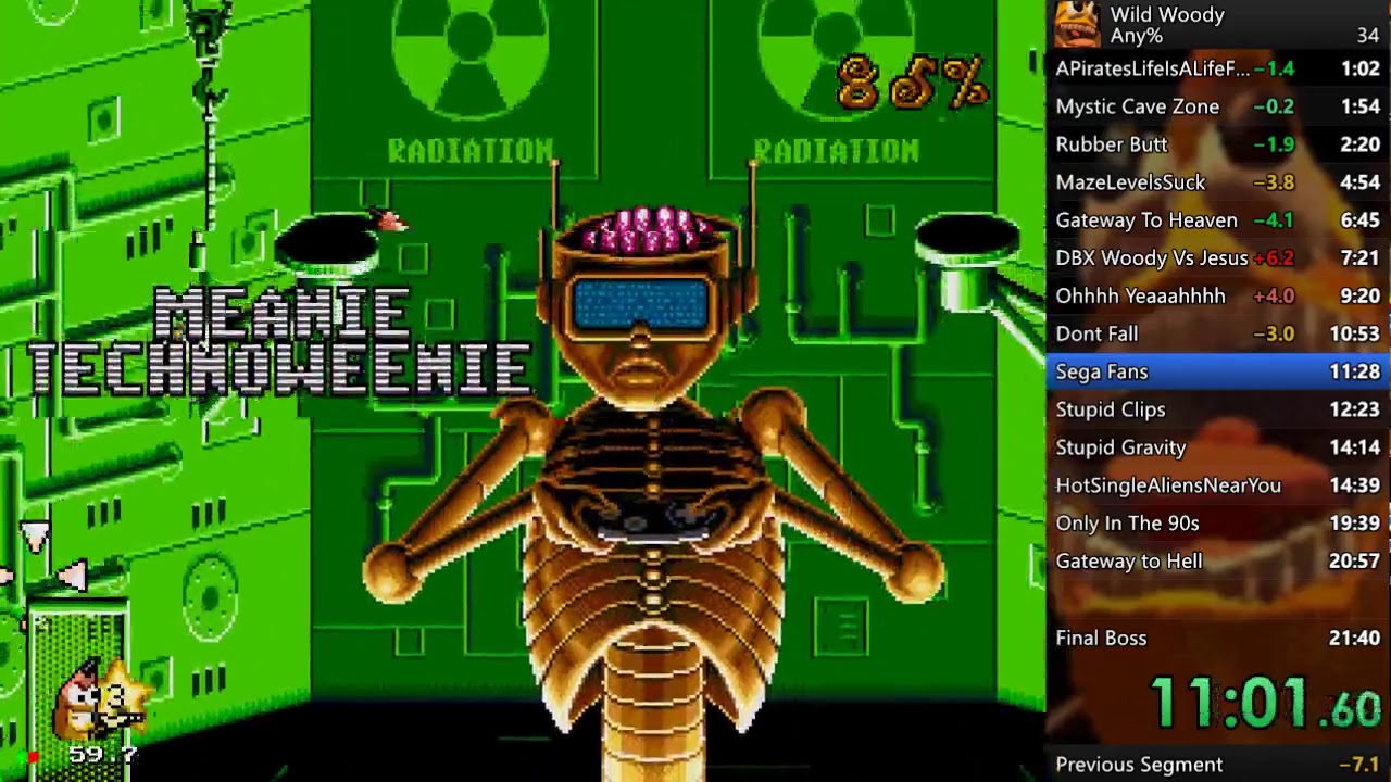 Wild Woody Sega CD - Any% In 18:48