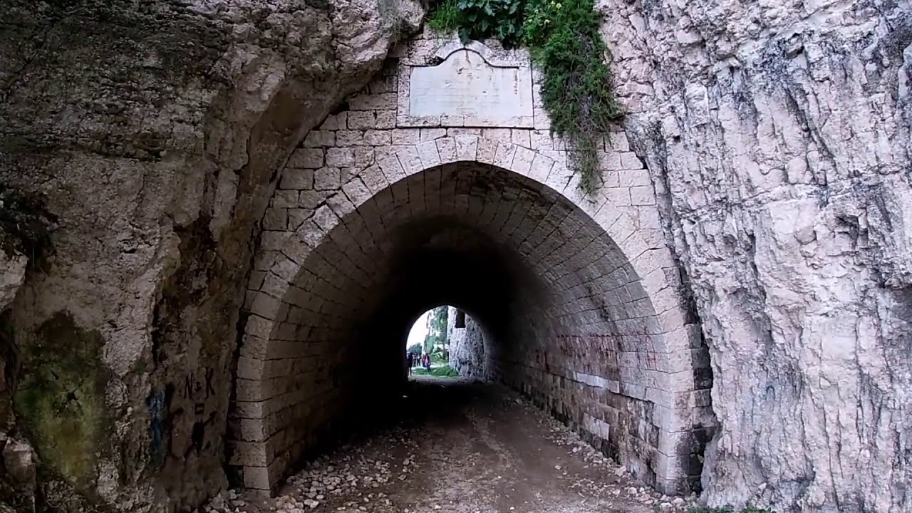 Ras Chakaa, seaside of Ras ech Chakaa, old tunnel in Mediterranean sea, Chekka Hamat, Al Heri شكا