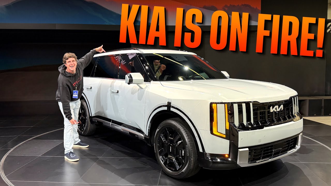 Вживую: новый Kia Telluride HYBRID 2027 года должен держать ВСЕХ в напряжении!