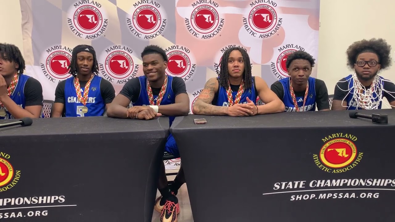Lackey boys basketball press conference Maryland Class 3A state final 03/17/26