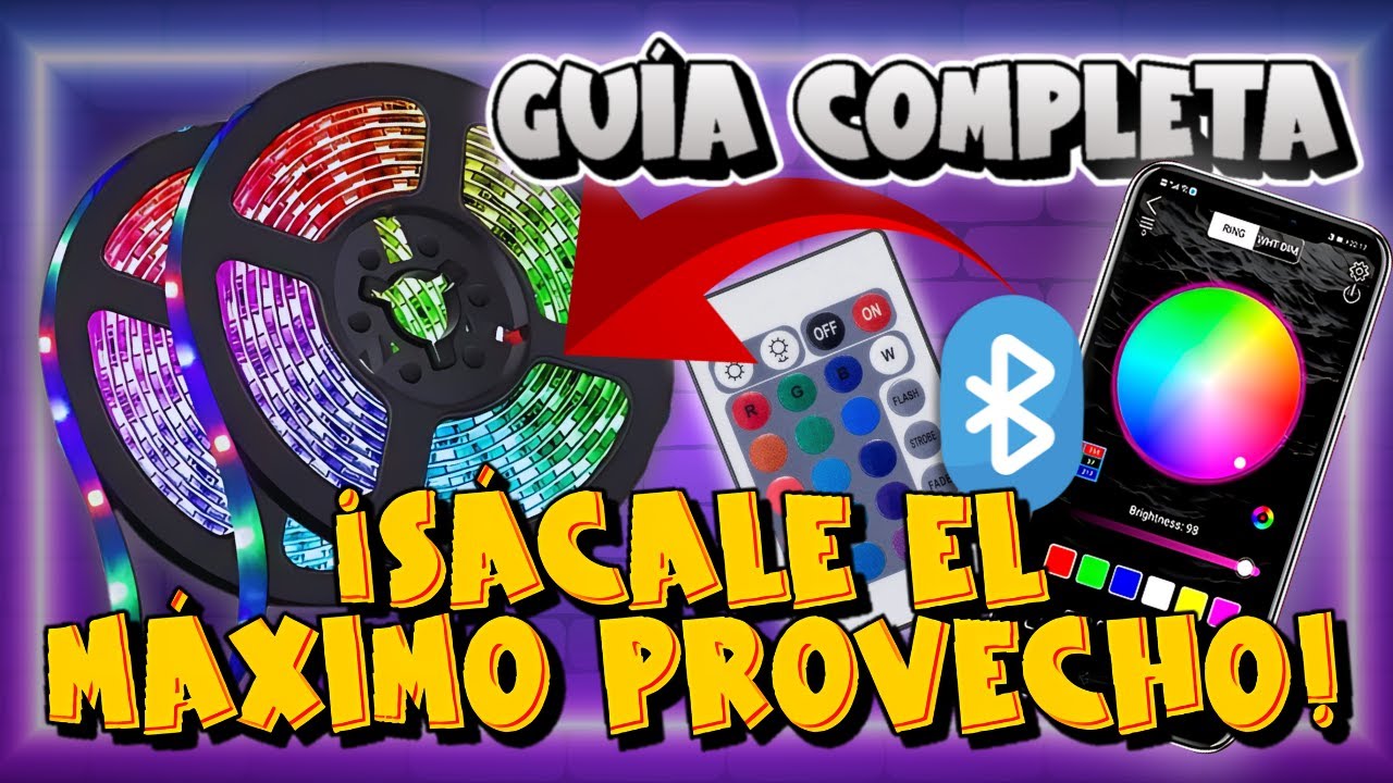 COMO CONFIGURAR LUCES LED BLUETOOTH