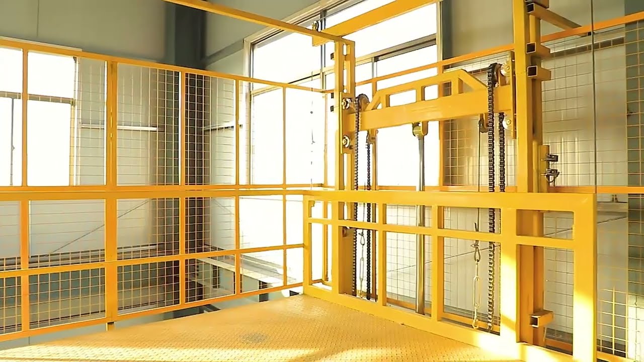 Hydraulic Cargo Lift.Small Freight Elevator.Heavy Duty Goods Lifting Platform.