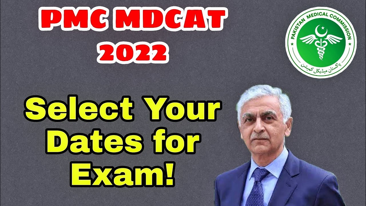 MDCAT 2022 DATE SELECTION! Complete Step By Step TUTORIAL! @drhamzaashraf