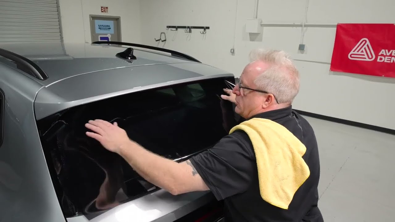 The Pro Guide to Shrink & Install Rear Window Tint on an SUV
