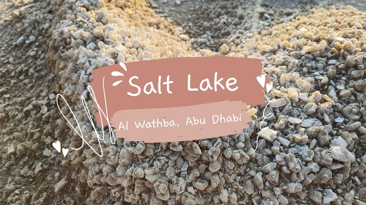 Salt Lake at Al Wathba (Sabkha), Abu Dhabi, UAE