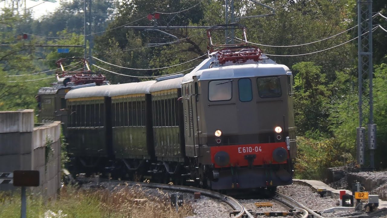 IL TRENO STORICO di FERROVIE NORD MILANO DEBUTTA a NOVARA NORD!