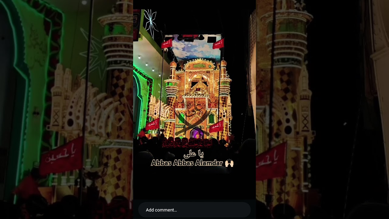 Ya Ali Abbas Abbas Alamdar 💖🙌🏻 ||&bull;Taziya Hammal Pura&bull;|| #2025 #muharram #status #youtube #shorts