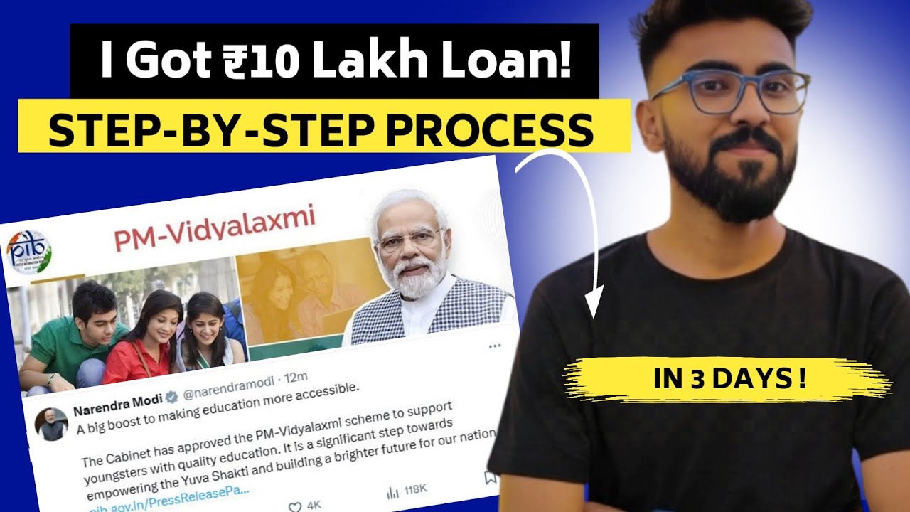 PM Vidyalakshmi Education Loan Step-by-Step | Loan for MBA, BTech, and More!