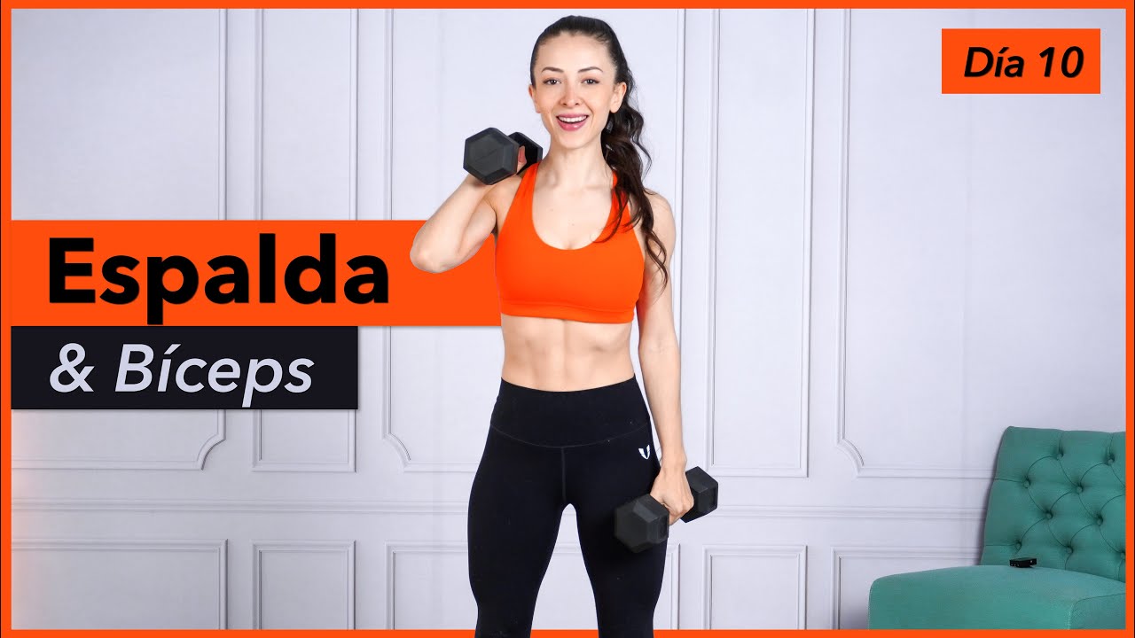 Rutina Espalda y Bíceps - SIN REPETIR MOVIMIENTOS | Día 10 - POWER Glow Up