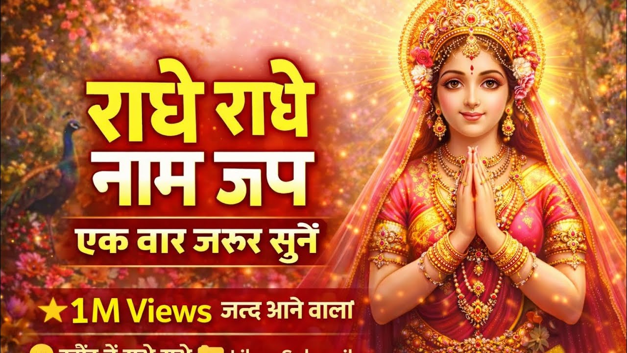 Radhe Radhe Naam Jap | 108 Times Radhe Radhe Chant | एक बार जरूर सुनें