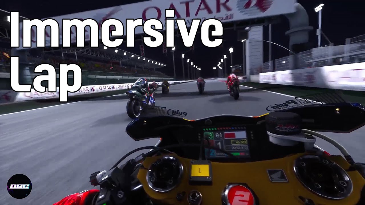 MotoGP 23 - Immersive Lap at Lusain International Circuit 🏍️🔥 | First Laps | PS5 #qatargp #motogp