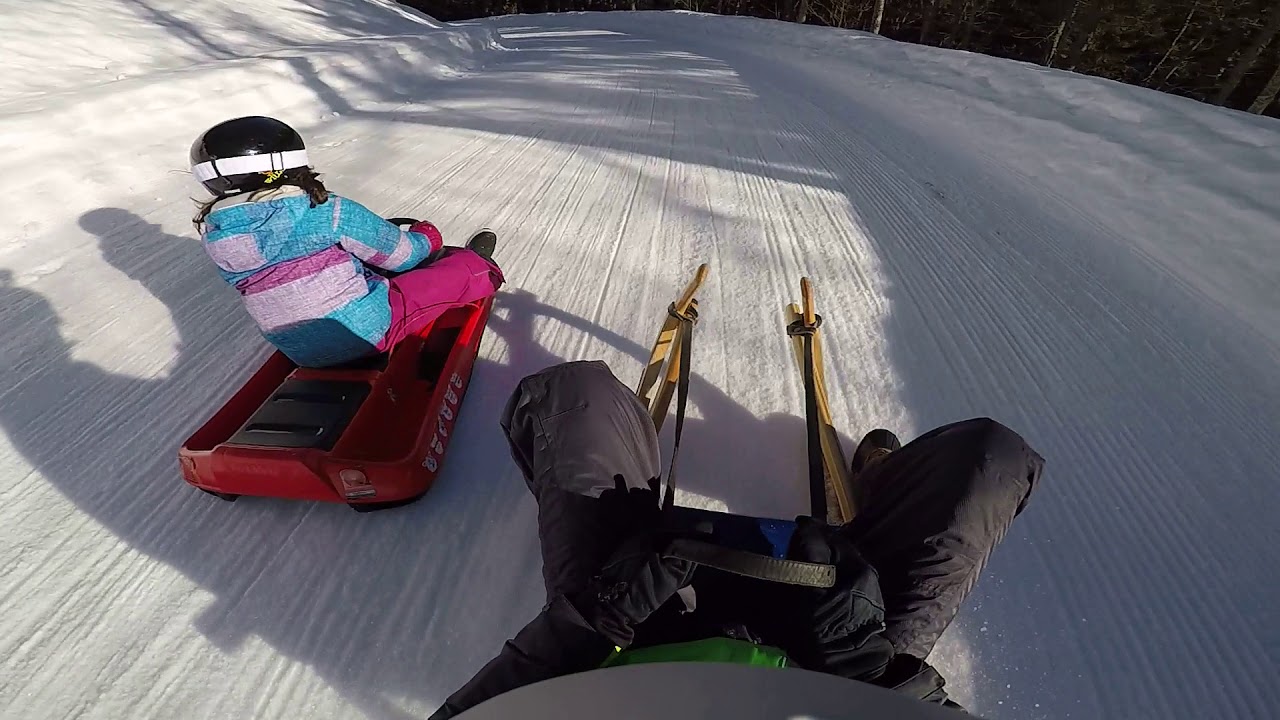 Piste de luge 7 km Diablerets Switzerland Go Pro
