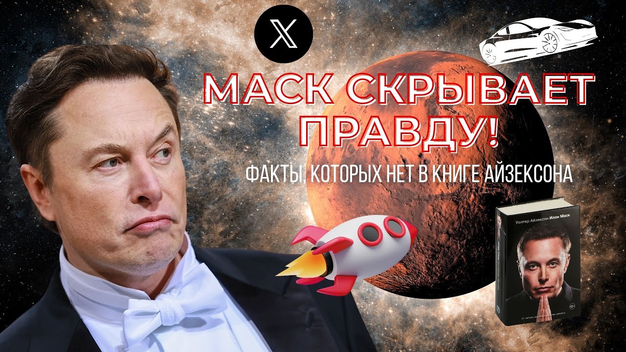 ШОКИРУЮЩИЕ Факты об Илоне Маске! Что Скрывает Биография от Айзексона? | Разбор Книги 2025