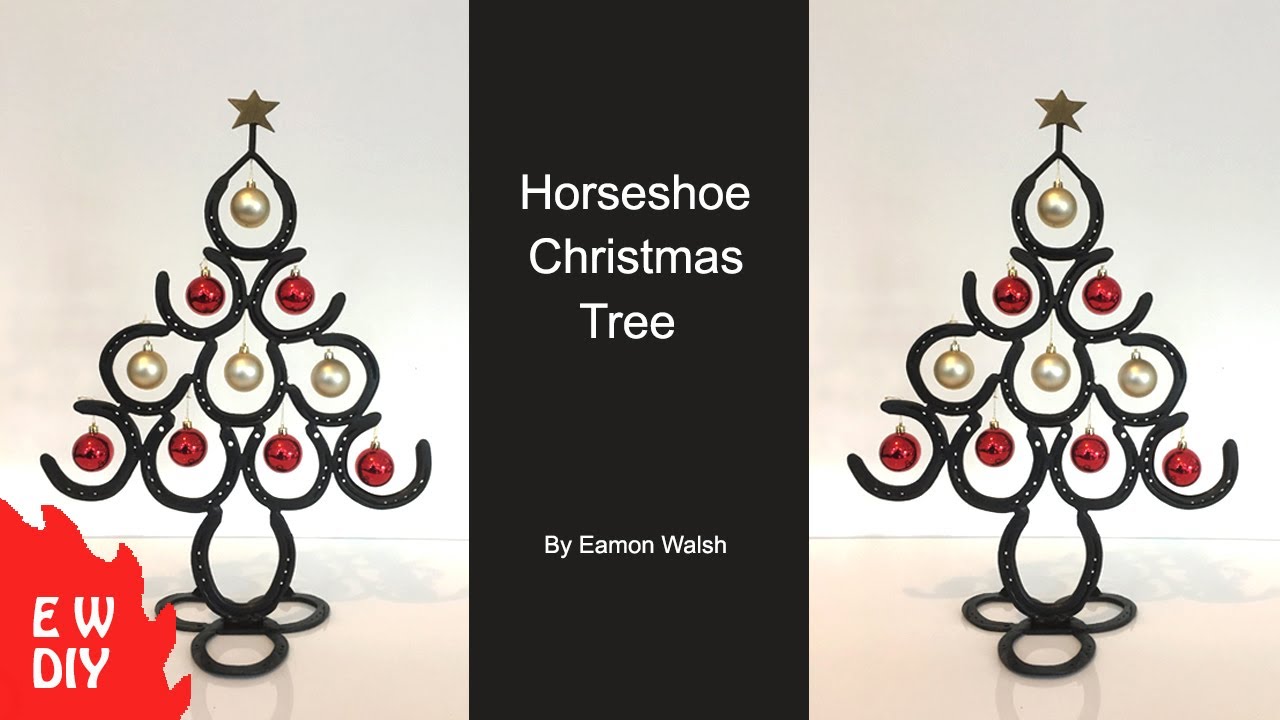 How to make a Horseshoe Christmas tree