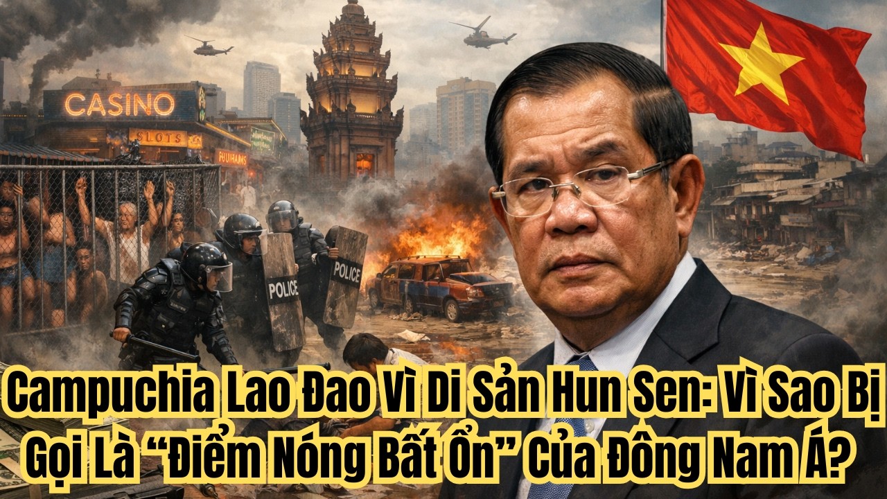 Campuchia Lao Đao Vì Di Sản Hun Sen: Vì Sao Bị Gọi Là “Điểm Nóng Bất Ổn” Của Đông Nam Á?