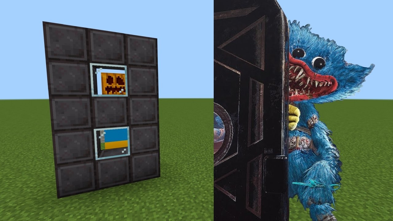 Poppy Playtime Chapter 5 Huggy Wuggy Cutscene Addon in Minecraft PE